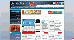 Desktop Screenshot of anabolics.com