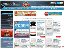Tablet Screenshot of anabolics.com